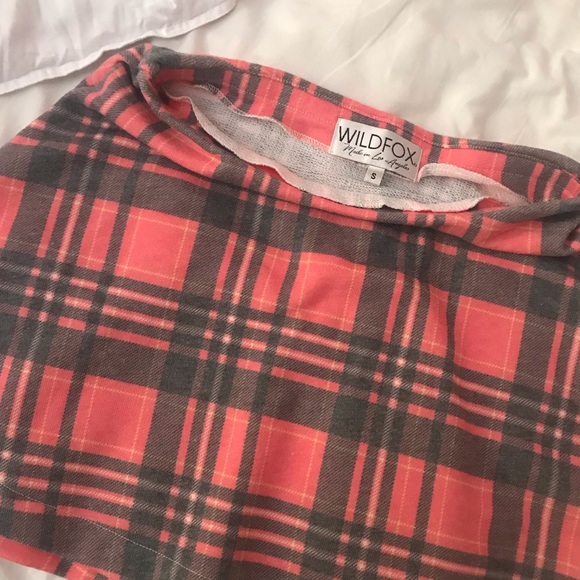 Ships Today! Never worn plaid skirt - Picture 2 of 7